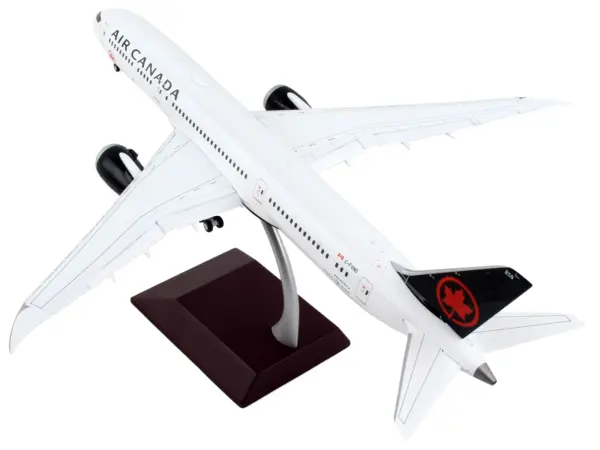 Boeing 787-9 Commercial Aircraft with Flaps Down "Air Canada" White with Black Tail "Gemini 200" Series 1/200 Diecast Model Airplane by GeminiJets #3