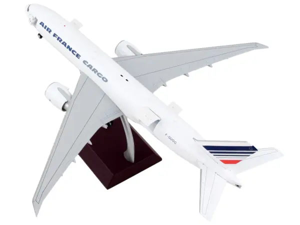 Boeing 777F Commercial Aircraft "Air France Cargo" White with Striped Tail "Gemini 200 - Interactive" Series 1/200 Diecast Model Airplane by GeminiJets #3