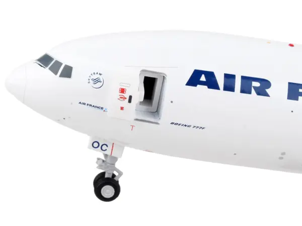 Boeing 777F Commercial Aircraft "Air France Cargo" White with Striped Tail "Gemini 200 - Interactive" Series 1/200 Diecast Model Airplane by GeminiJets #4