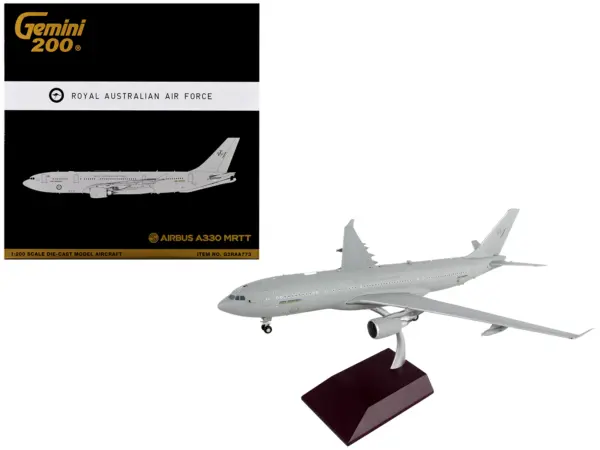 Airbus A330 MRTT Tanker Aircraft "Royal Australian Air Force" Gray "Gemini 200" Series 1/200 Diecast Model Airplane by GeminiJets #1
