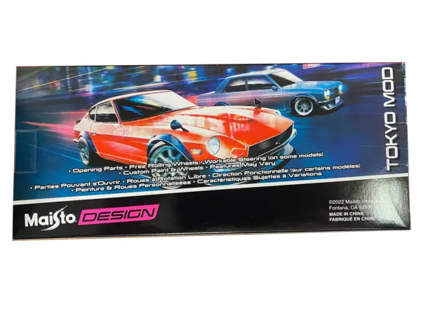 1973 Datsun 620 Pickup Truck Blue "Tokyo Mod" "Maisto Design" Series 1/24 Diecast Model Car by Maisto #2