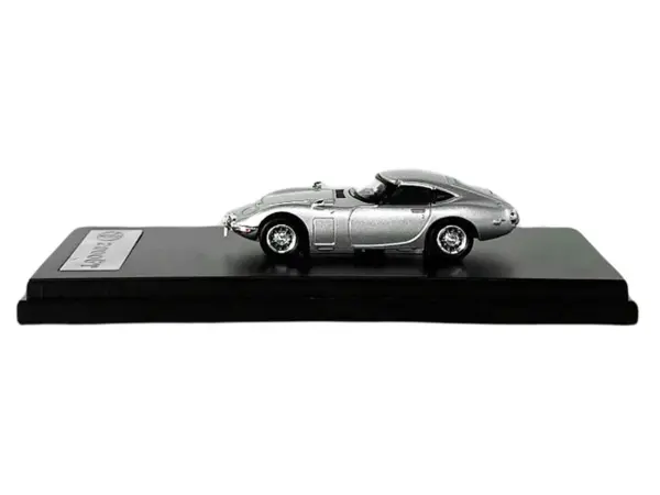 Toyota 2000GT RHD (Right Hand Drive) Silver Metallic 1/64 Diecast Model Car by LCD Models #2