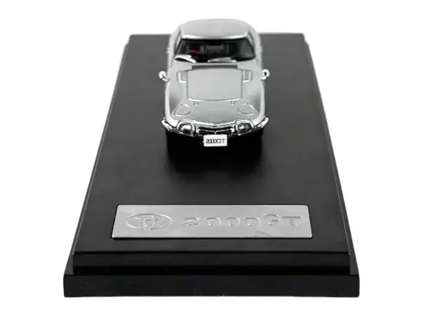 Toyota 2000GT RHD (Right Hand Drive) Silver Metallic 1/64 Diecast Model Car by LCD Models #5