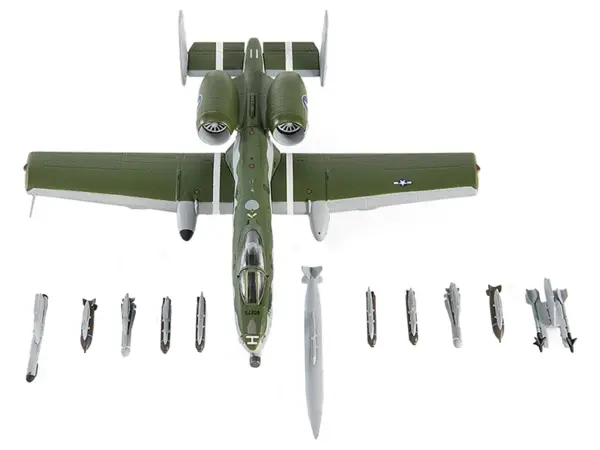 Fairchild Republic A-10C Thunderbolt II Attack Aircraft "355th Fighter Wing 354th Fighter Squadron Bulldogs" (2020) United States Air Force 1/144 Diecast Model by JC Wings #5
