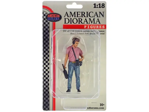 "On-Air" Figure 4 for 1/18 Scale Models by American Diorama #2