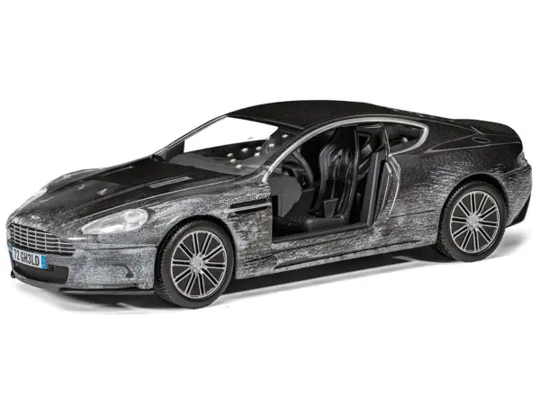 Aston Martin DBS Gray Metallic (Damaged Version) James Bond 007 "Quantum of Solace" (2008) Movie Diecast Model Car by Corgi #2