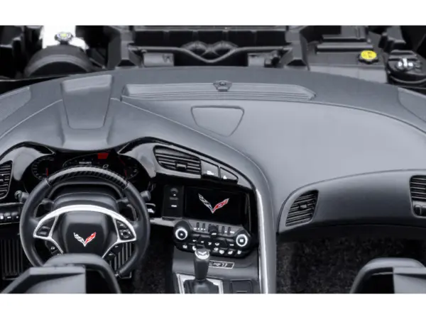 2019 Chevrolet Corvette C7 ZR1 Corvette Racing Yellow Tintcoat with Carbon Top 1/18 Model Car by Autoart #3