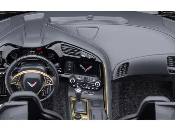 2019 Chevrolet Corvette C7 ZR1 Sebring Orange Tintcoat with Carbon Top 1/18 Model Car by Autoart #3