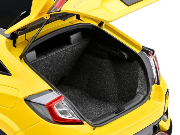 2021 Honda Civic Type R (FK8) RHD (Right Hand Drive) Sunlight Yellow Limited Edition 1/18 Model Car by Autoart #5