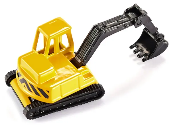 Excavator Yellow and Black Diecast Model by Siku #4