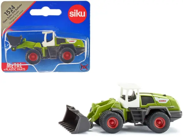 Claas Torion 1914 Wheel Loader Green with White Top Diecast Model by Siku #1