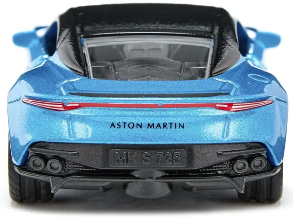 Aston Martin DBS Superleggera Blue Metallic with Black Top Diecast Model Car by Siku #4