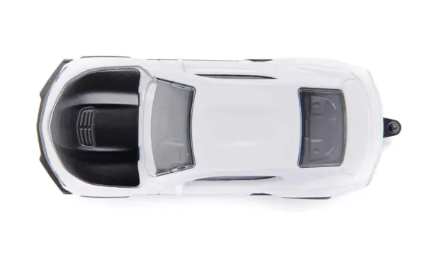 Chevrolet Camaro White with Black Hood Diecast Model Car by Siku #2