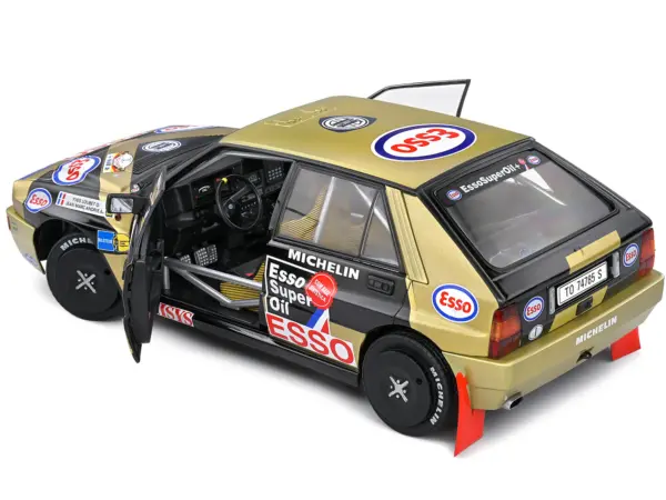 Lancia Delta HF Integrale #2 Yves Loubet - Jean-Marc Andrie 3rd Place "ADAC Rallye Deutschland" (1989) "Competition" Series 1/18 Diecast Model Car by Solido #4