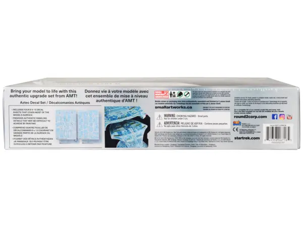 Skill 2 Model Kit U.S.S. Enterprise NCC-1701-D Space Ship "Star Trek: The Next Generation" (1987-1994) TV Series 1/1400 Scale Model by AMT #3