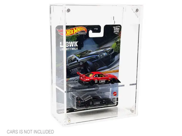 Showcase Premium Collector Single Display Case with Shelf "Mijo Exclusives" for 1/64 Scale Models #3