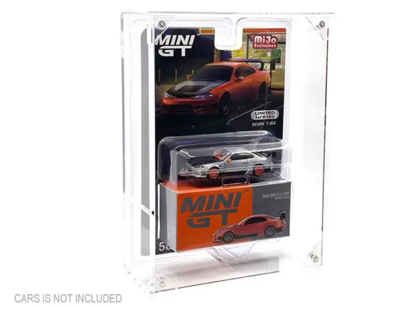 Showcase Premium Collector Single Display Case with Shelf "Mijo Exclusives" for 1/64 Scale Models #5