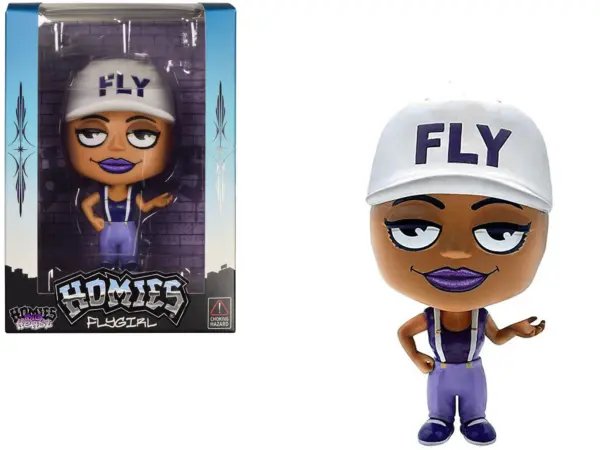 Flygirl 4.5" Figure "Homies Big Headz" Series 3 model by Homies #1