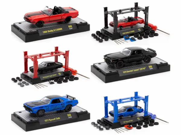 Model Kit 3 piece Car Set Release 66 Limited Edition to 10000 pieces Worldwide 1/64 Diecast Model Cars by M2 Machines #2