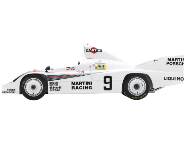 Porsche 908/80 #9 Jacky Ickx - Reinhold Joest "Martini Racing" 2nd Place "24 Hours of Le Mans" (1980) with Acrylic Display Case 1/18 Model Car by Spark #2