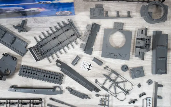 Skill 1 Model Kit Tiger I Tank "German Army" Snap Together Painted Plastic Model Tank Kit 1/35 Scale by Airfix Quickbuild #5