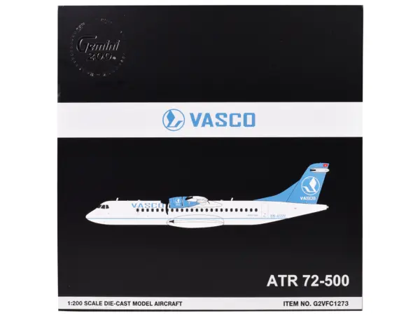 ATR 72-500 Commercial Aircraft "Vietnam Air Services Company (VASCO)" (VN-B221) White with Blue Tail "Gemini 200" Series 1/200 Diecast Model Airplane by GeminiJets #3