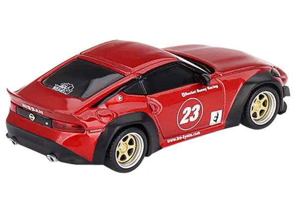 Nissan Z "Pandem" #23 Passion Red Metallic Limited Edition to 6600 pieces Worldwide 1/64 Diecast Model Car by Mini GT #3