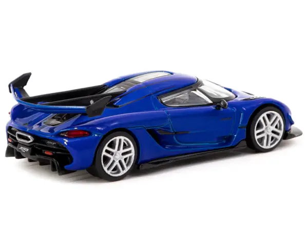 Koenigsegg Jesko Attack Blue Metallic "Global64" Series 1/64 Diecast Model by Tarmac Works #3