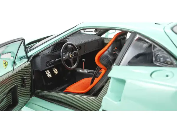 Ferrari F40 Mint Green 1/18 Diecast Model Car by Kyosho #2