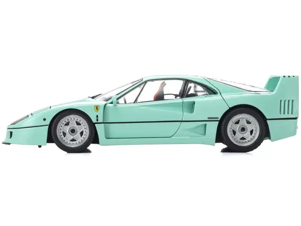 Ferrari F40 Mint Green 1/18 Diecast Model Car by Kyosho #3