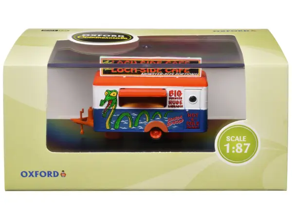 Mobile Food Trailer "Loch-Side Cafe" 1/87 (HO) Scale Diecast Model by Oxford Diecast #3
