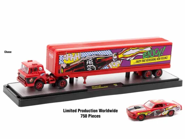 Auto Haulers "Coca-Cola" Set of 3 pieces Release 32 Limited Edition to 7250 pieces Worldwide 1/64 Diecast Models by M2 Machines #3