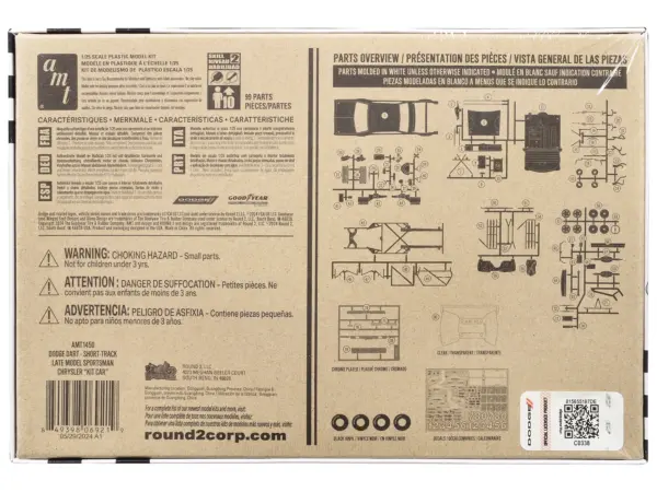 Skill 2 Model Kit Dodge Dart Sportsman Short Track "Kit Car" 1/25 Scale Model by AMT #4