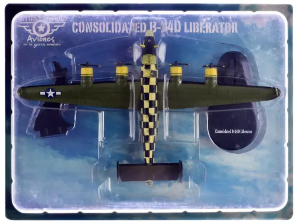 Consolidated B-24D Liberator Aircraft "You Cawn't Miss It 448th Bombardment Group 8th Air Force" (1944) British Royal Air Force 1/144 Diecast Model Airplane by Mitos Del Aire #1