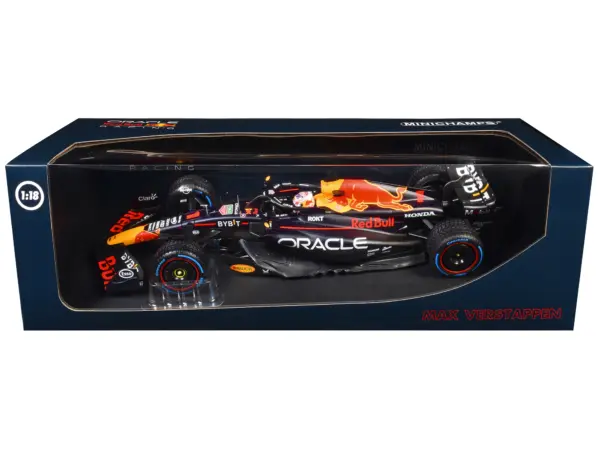 Red Bull Racing RB19 #1 Max Verstappen "Oracle" Winner F1 Formula One "Dutch GP" (2023) with Driver Limited Edition to 230 pieces Worldwide 1/18 Diecast Model Car by Minichamps #3
