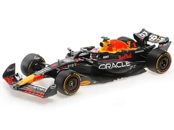 Red Bull Racing RB19 #1 Max Verstappen "Oracle" Winner F1 Formula One "Italian GP" (2023) with Driver Limited Edition to 160 pieces Worldwide 1/18 Diecast Model Car by Minichamps #2