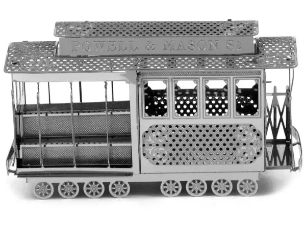 Model Kit San Francisco Cable Car "Powel & Mason St" (Easy Difficulty) Steel Model by Metal Earth #2