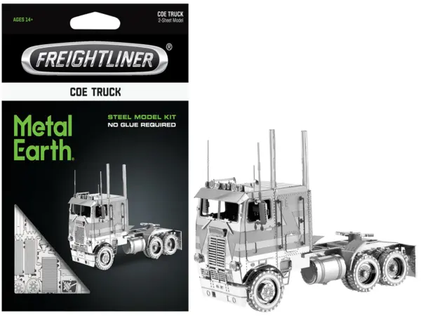 Model Kit Freightliner COE Truck (Challenging Difficulty) Steel Model by Metal Earth #1