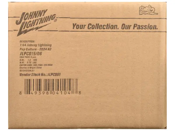 Pop Culture 2024 Set of 6 Cars Release 2 1/64 Diecast Model Cars by Johnny Lightning #3