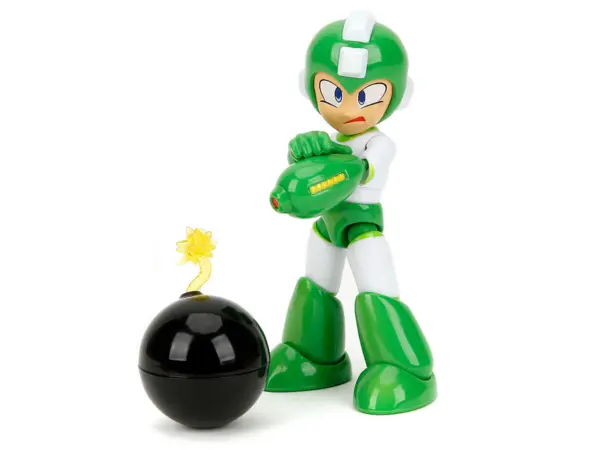 Hyper Bomb 4.5" Moveable Figure with Accessories and Alternate Head and Hands "Mega Man" (1987) Video Game Model by Jada #2