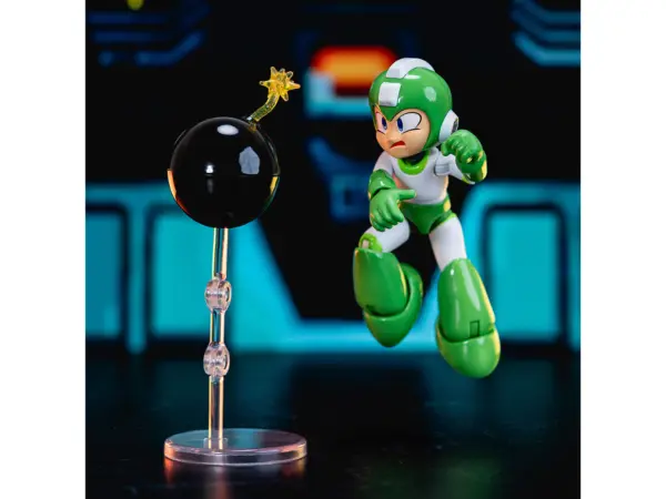 Hyper Bomb 4.5" Moveable Figure with Accessories and Alternate Head and Hands "Mega Man" (1987) Video Game Model by Jada #5