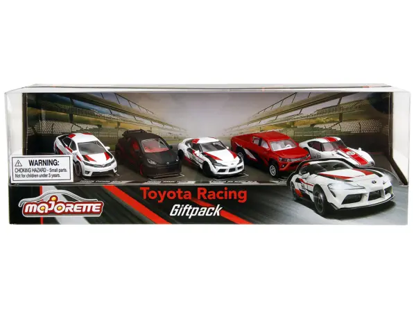 Toyota Racing Giftpack (2024) 5 piece Set 1/64 Diecast Model Cars by Majorette #4