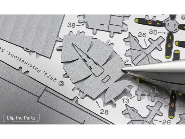 Model Kit Hughes H-4 Hercules Flying Boat "The Spruce Goose" (Moderate Difficulty) Steel Model by Metal Earth #3