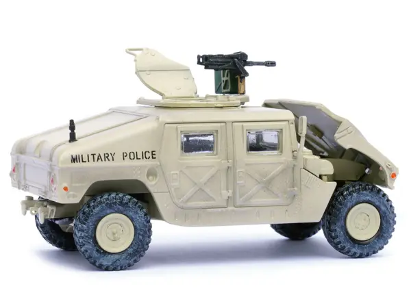 M988 Modern 4×4 Utility Vehicle with Grenade Launcher Desert Sand "Military Police 4th Traffic Platoon A company 92nd MP Battalion 89th MP Brigade Ad Daman Saudi Arabia Gulf War" (1990) "Military Miniature" Series 1/64 Diecast Model by Panzerkampf #2