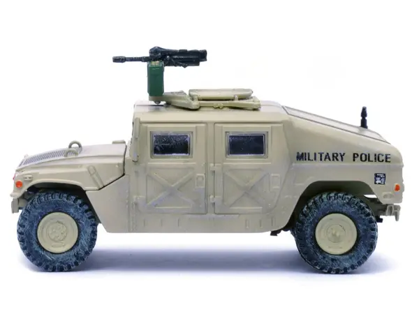 M988 Modern 4×4 Utility Vehicle with Grenade Launcher Desert Sand "Military Police 4th Traffic Platoon A company 92nd MP Battalion 89th MP Brigade Ad Daman Saudi Arabia Gulf War" (1990) "Military Miniature" Series 1/64 Diecast Model by Panzerkampf #3