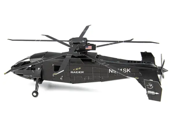 Model Kit Sikorsky S-97 Raider Attack Helicopter "United States Army" (Challenging Difficulty) Steel Model by Metal Earth #2