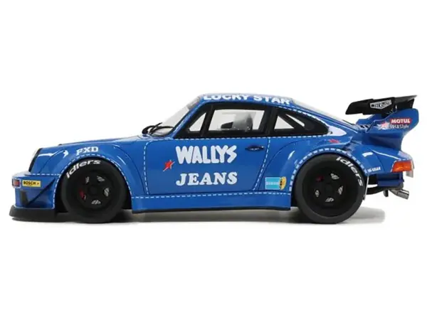 RWB Bodykit "OSHO Arrow" Blue 1/18 Model Car by GT Spirit #4