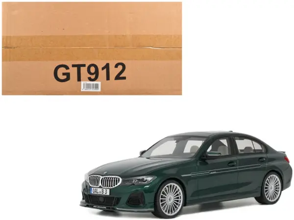 BMW Alpina B3 Green Metallic 1/18 Model Car by GT Spirit #1