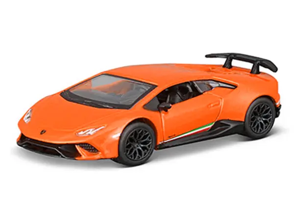 Lamborghini Huracan Performante Orange "Speed Icons" Series 1/64 Diecast Model Car by Maisto #2