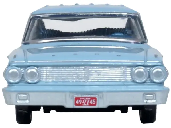 1964 Ford Country Sedan Skylight Blue 1/87 (HO) Scale Diecast Model Car by Oxford Diecast #3